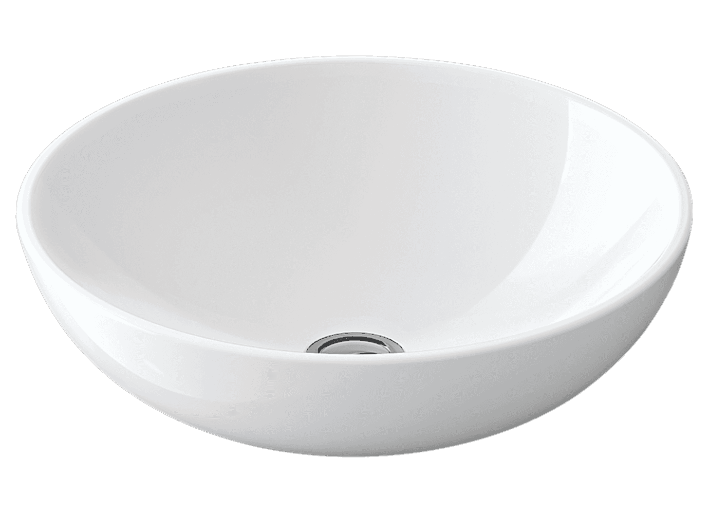 Daire Tezgah Üstü Lavabo Deliksiz