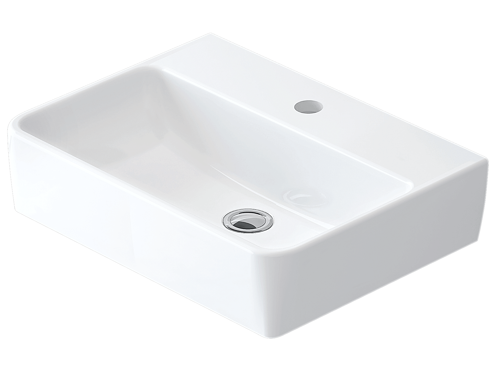 Dikdörtgen Tezgah Üstü Lavabo (40x55)